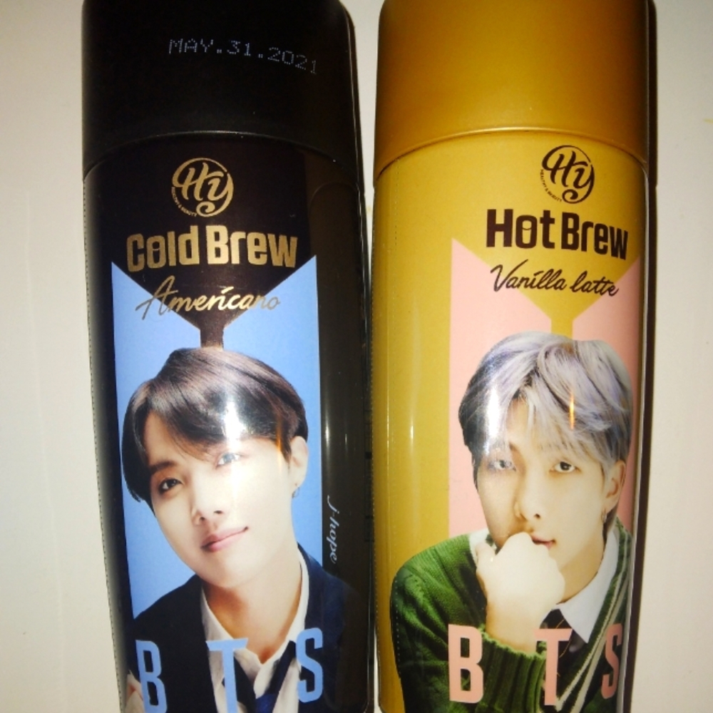 BTS collectable Coffee w/member on package!